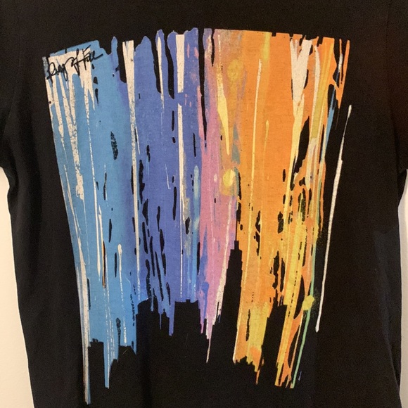 Ring of fire downtown LA small black t shirt colorful graphics art - Picture 2 of 6